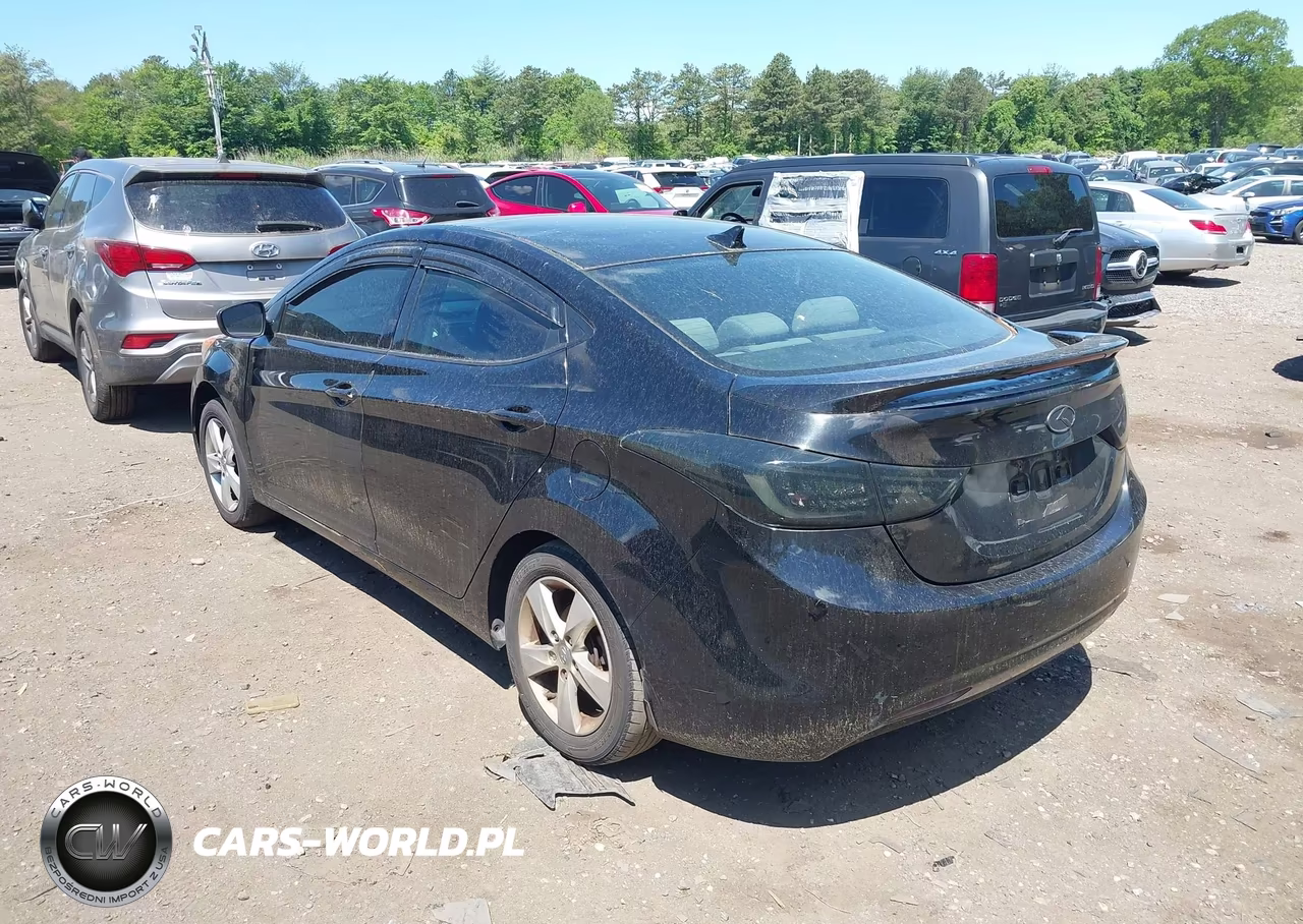 2013 Hyundai Elantra Gls VIN:KMHDH4AE4DU656630 - 3