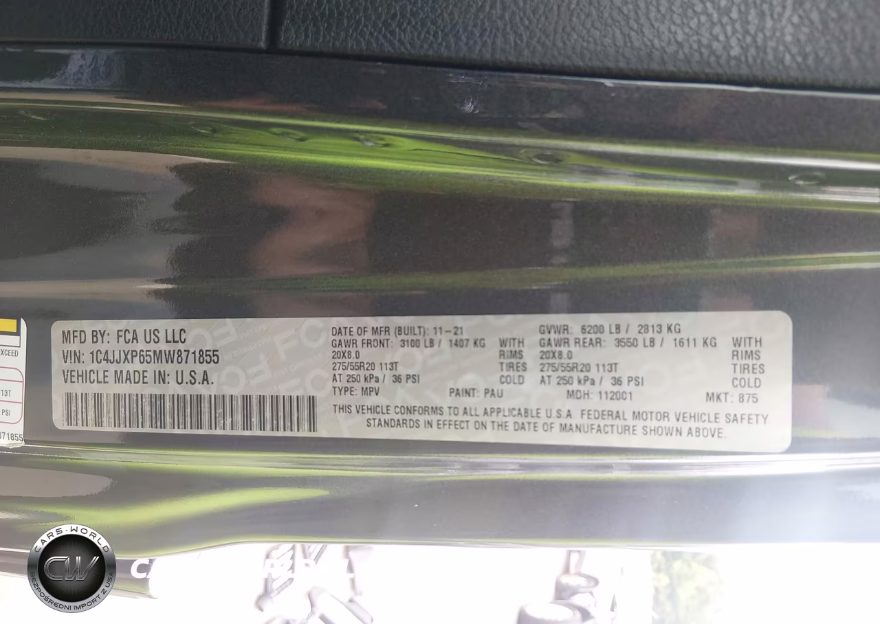 2021 Jeep Wrangler 4Xe Unlimited Sahara 4X4 VIN:1C4JJXP65MW871855 - 9
