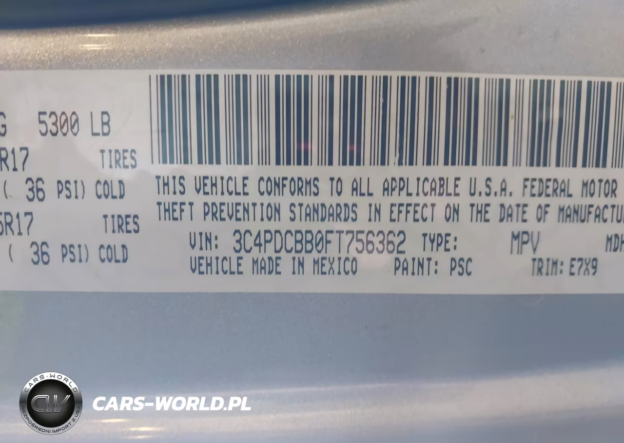 2015 Dodge Journey Sxt VIN:3C4PDCBB0FT756362 - 9
