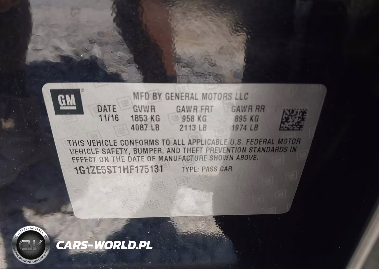 2017 Chevrolet Malibu 1Lt VIN:1G1ZE5ST1HF175131 - 9