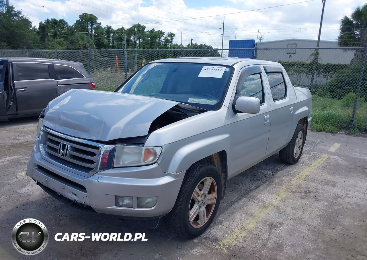 2013 Honda Ridgeline Rtl VIN:5FPYK1F51DB018933 - 2