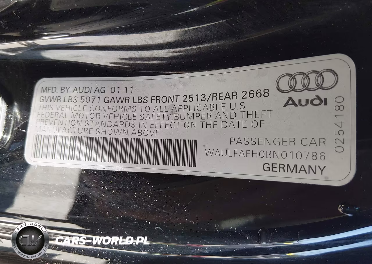 2011 Audi A5 2.0T Premium VIN:WAULFAFH0BN010786 - 9