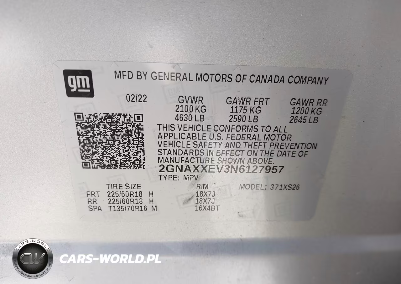2022 Chevrolet Equinox Awd Premier VIN:2GNAXXEV3N6127957 - 9