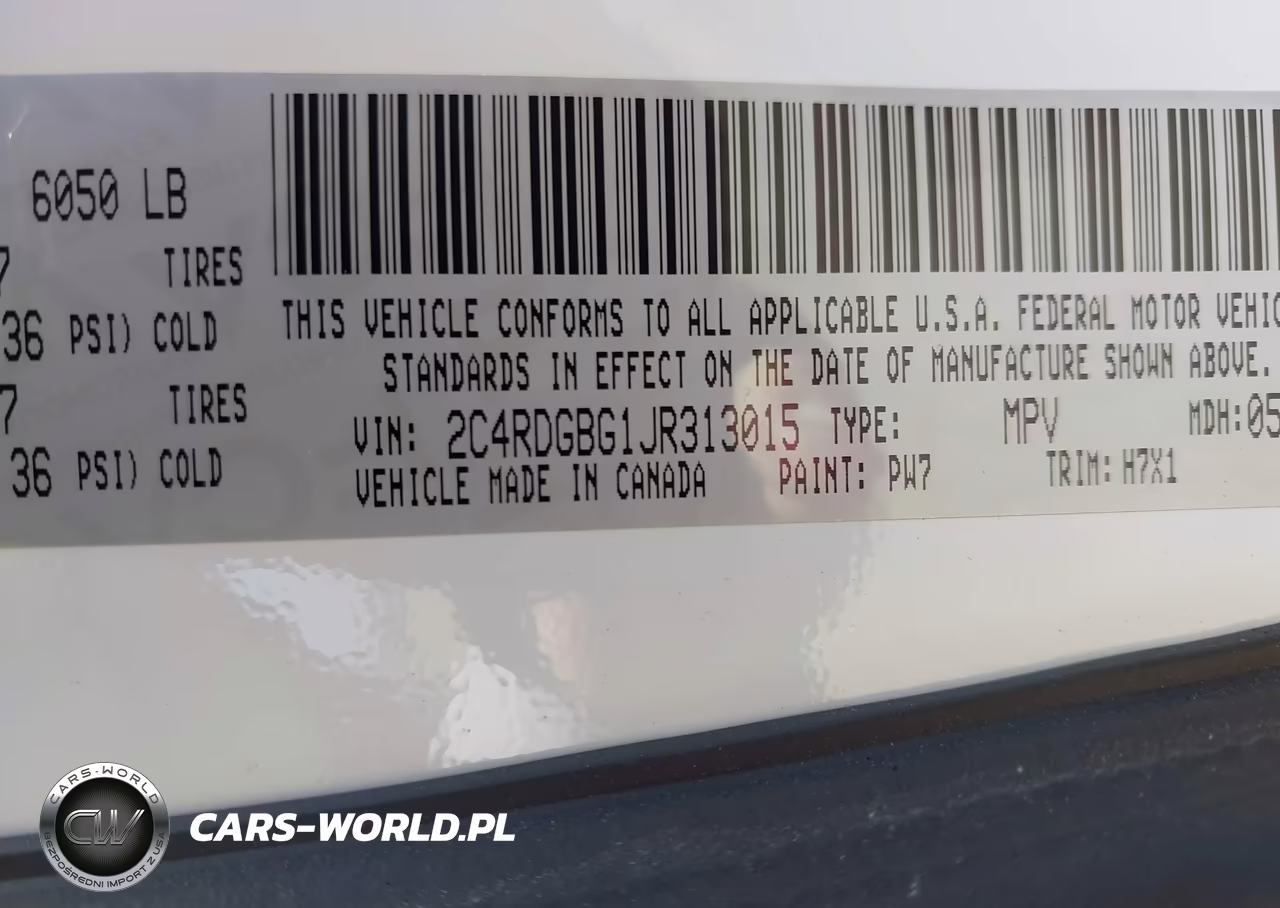 2018 Dodge Grand Caravan Se VIN:2C4RDGBG1JR313015 - 9