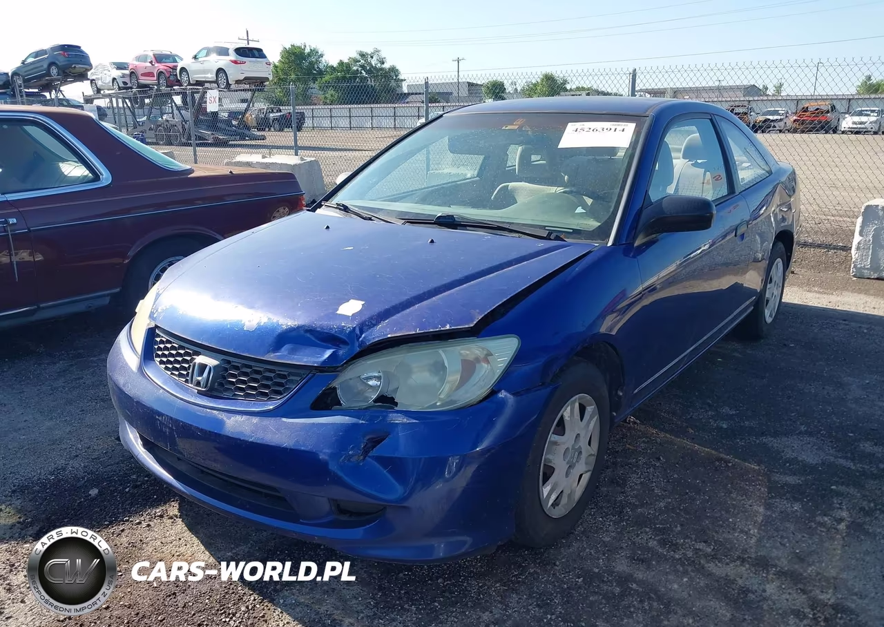 2004 Honda Civic Vp VIN:1HGEM21344L055054 - 2