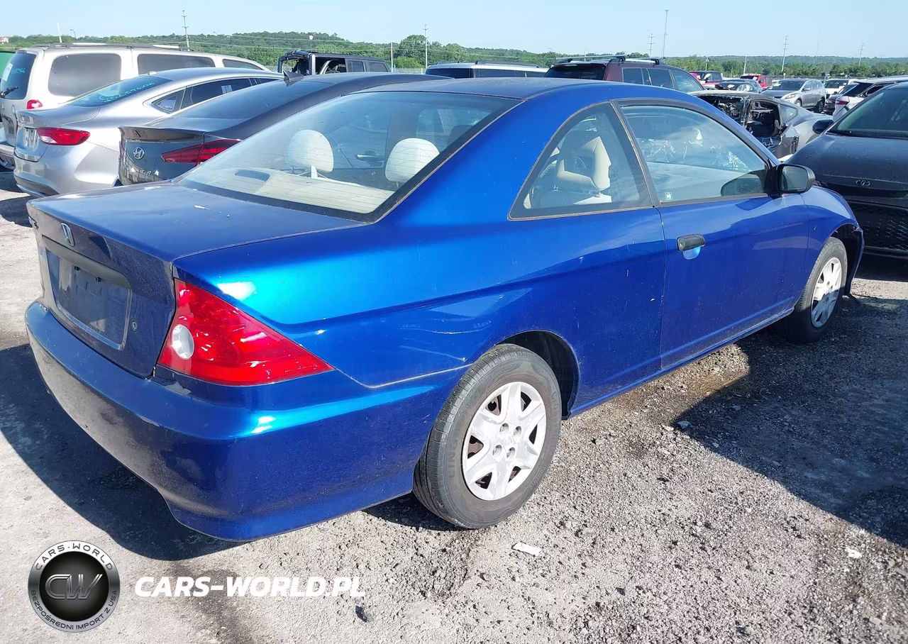 2004 Honda Civic Vp VIN:1HGEM21344L055054 - 4