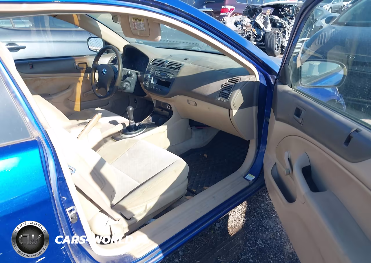 2004 Honda Civic Vp VIN:1HGEM21344L055054 - 5