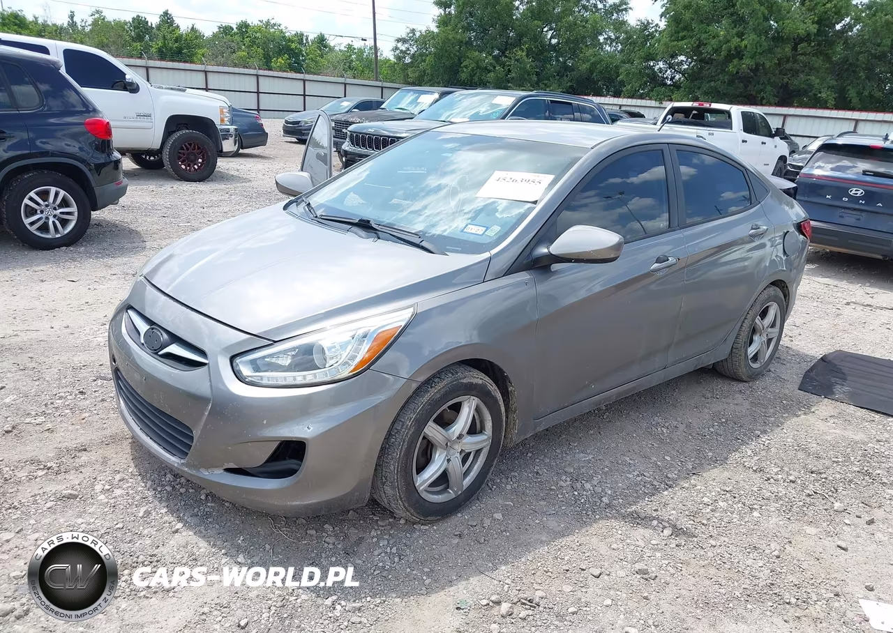 2014 Hyundai Accent Gls VIN:KMHCU4AE5EU750007 - 2