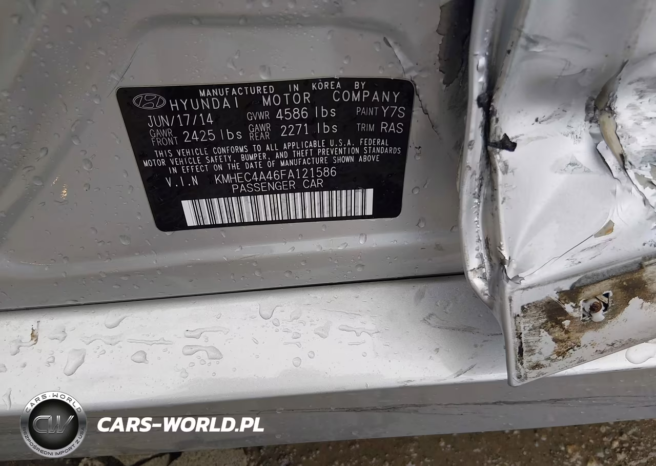 2015 Hyundai Sonata Hybrid Limited VIN:KMHEC4A46FA121586 - 9