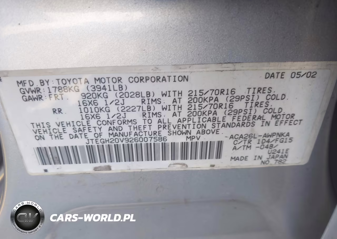 2002 Toyota Rav4 VIN:JTEGH20V926007586 - 9
