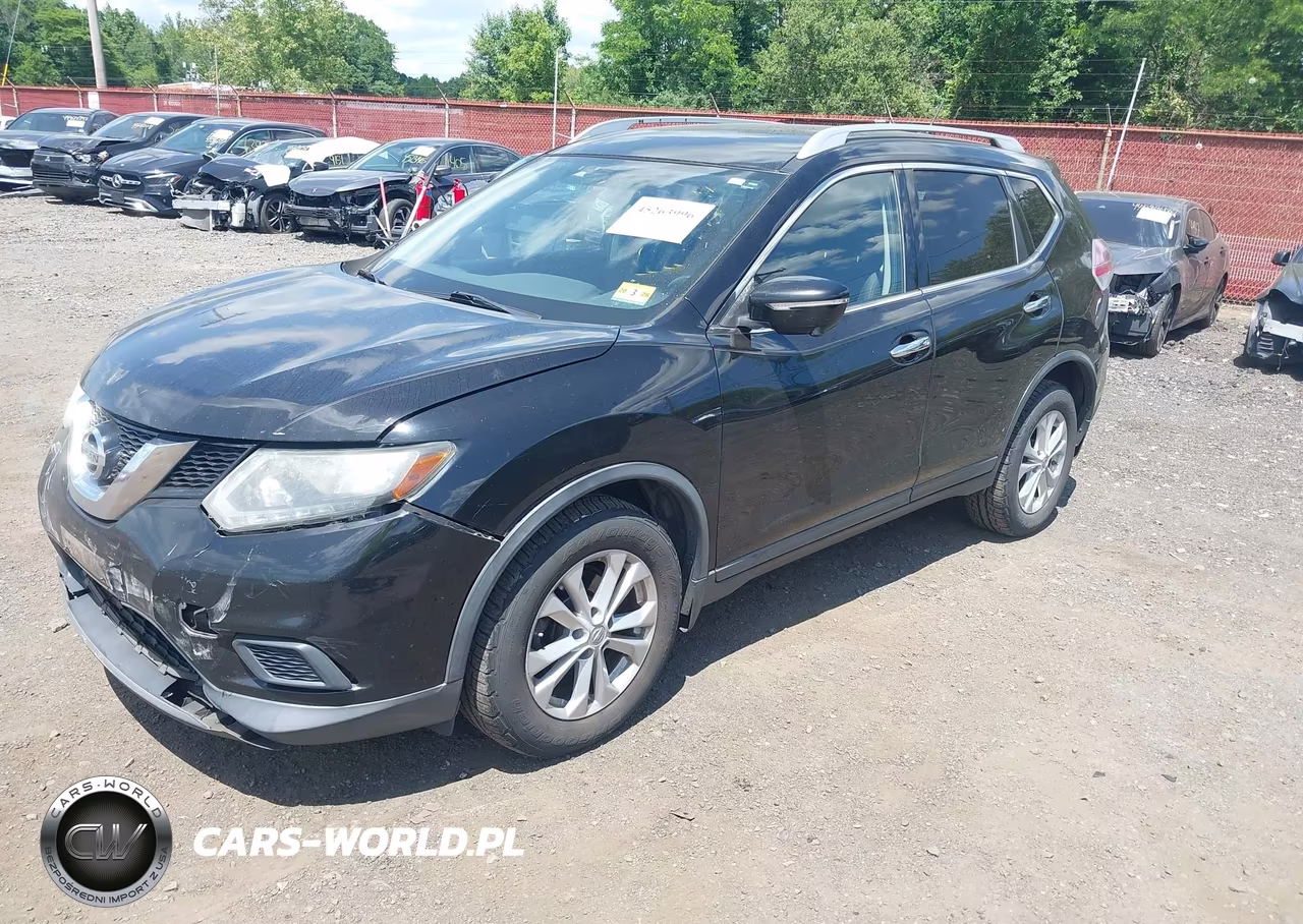 2015 Nissan Rogue Sv VIN:KNMAT2MV2FP525302 - 2