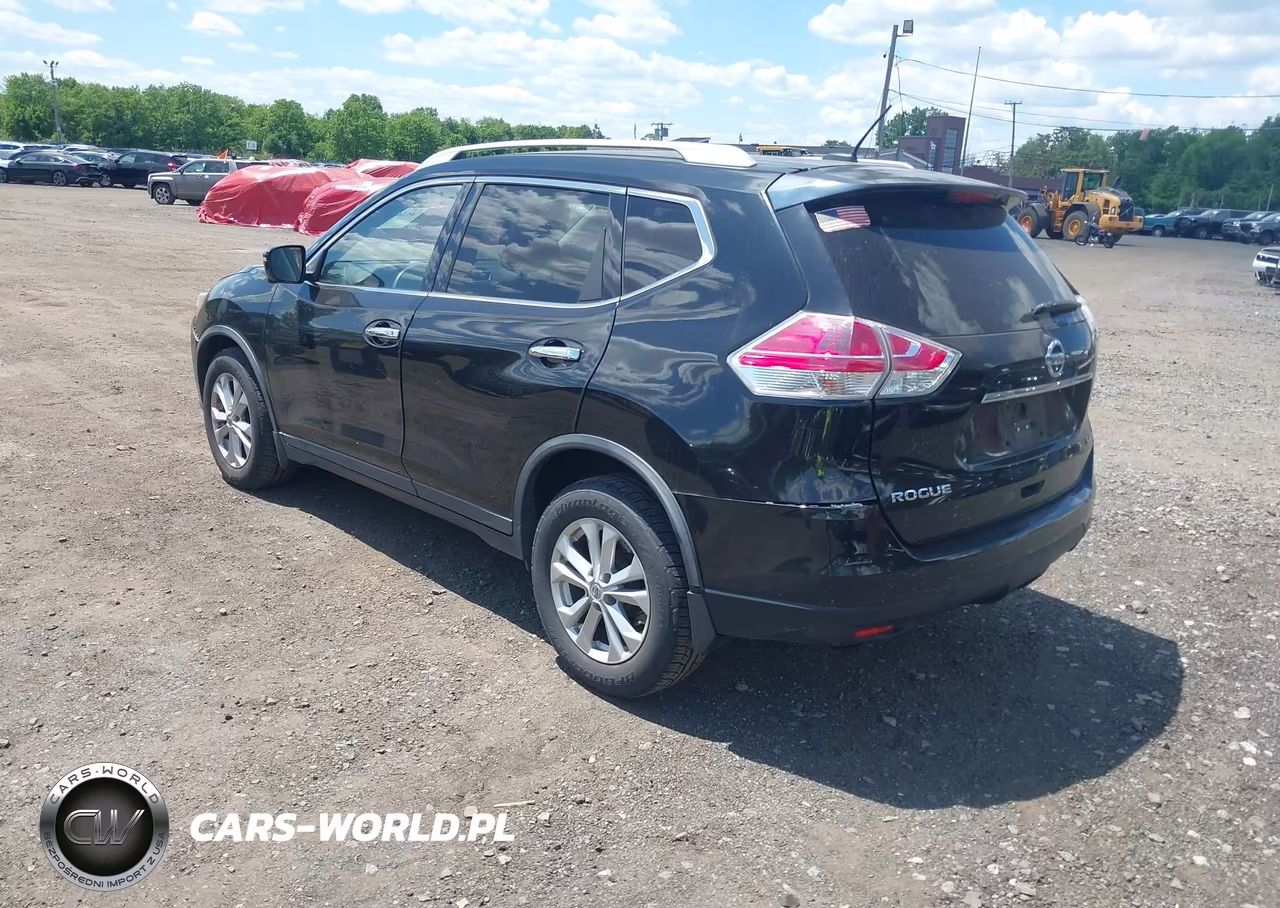2015 Nissan Rogue Sv VIN:KNMAT2MV2FP525302 - 3