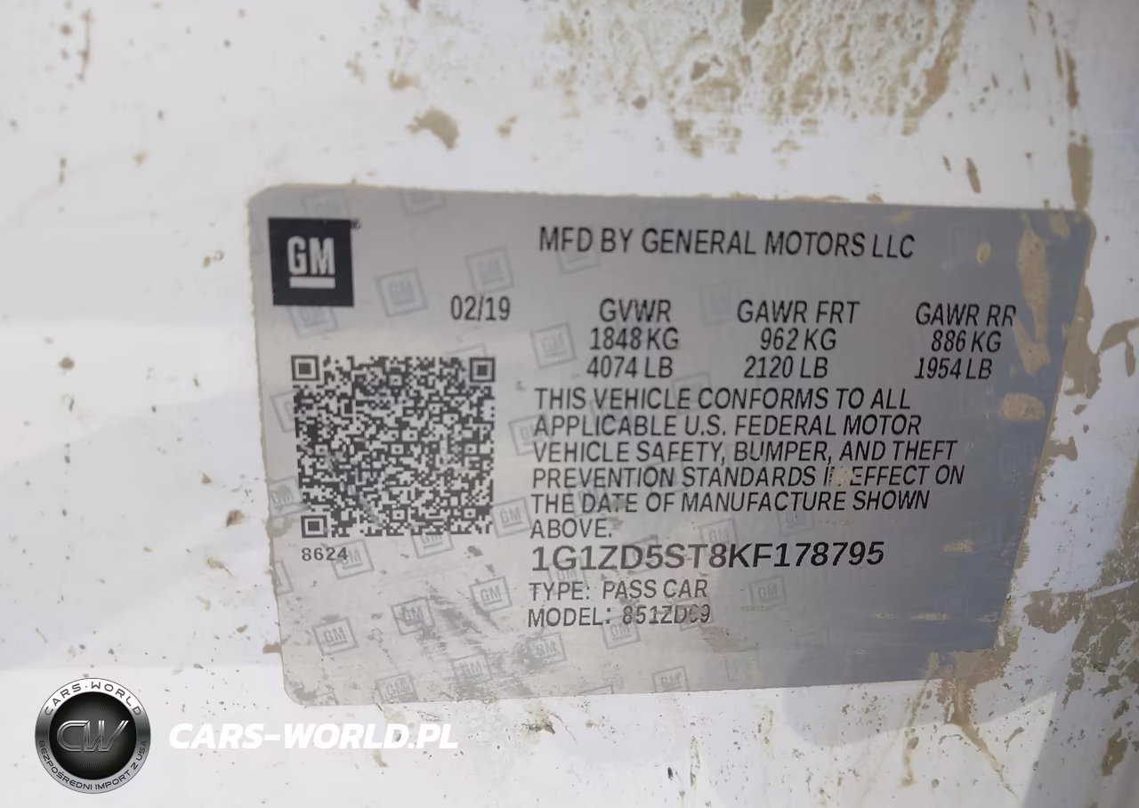 2019 Chevrolet Malibu Lt VIN:1G1ZD5ST8KF178795 - 9