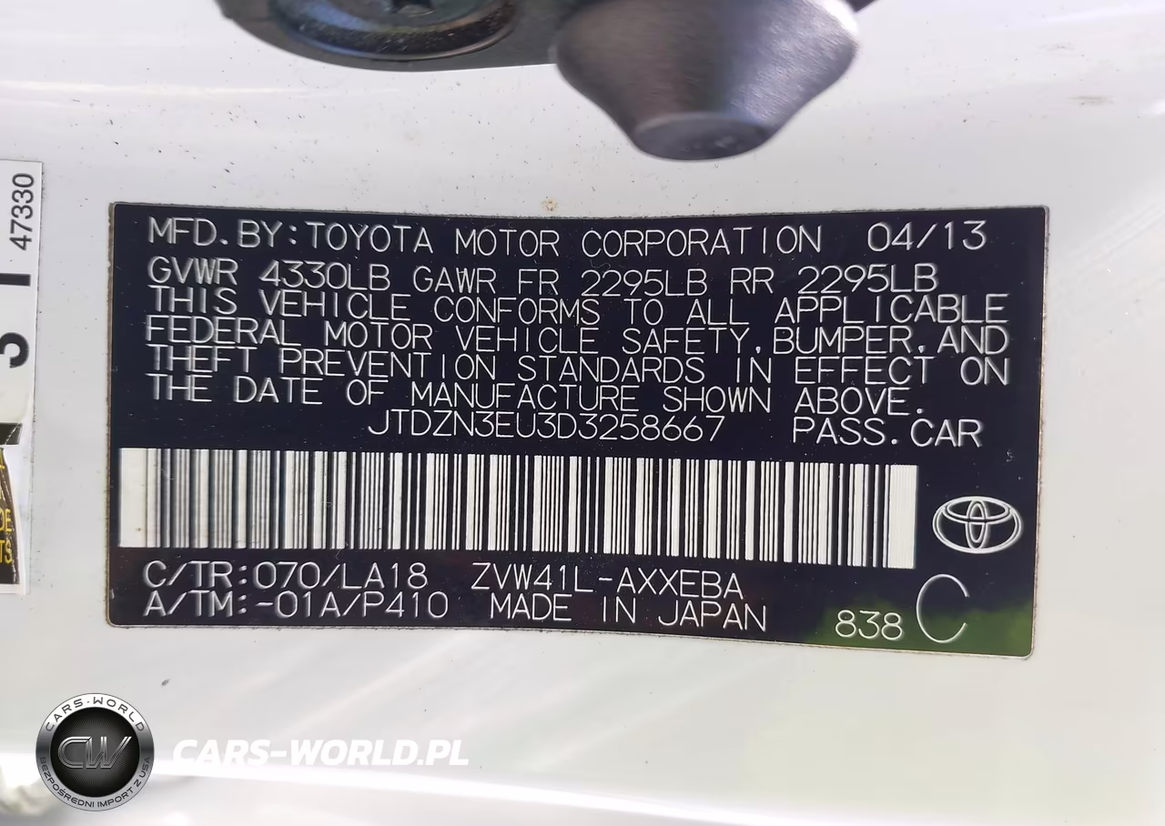 2013 Toyota Prius V Five VIN:JTDZN3EU3D3258667 - 9