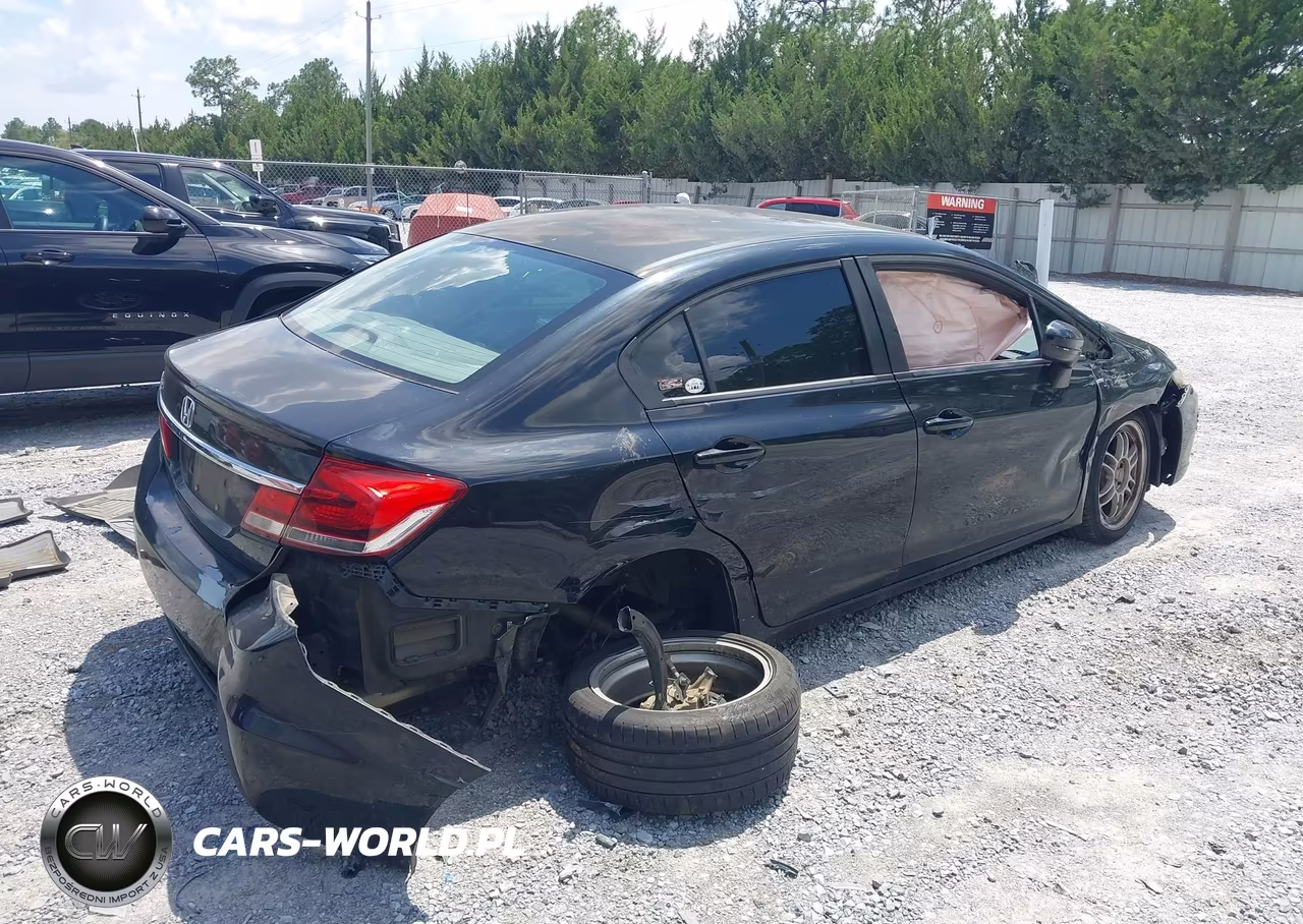 2014 Honda Civic Lx VIN:19XFB2E53EE064679 - 4