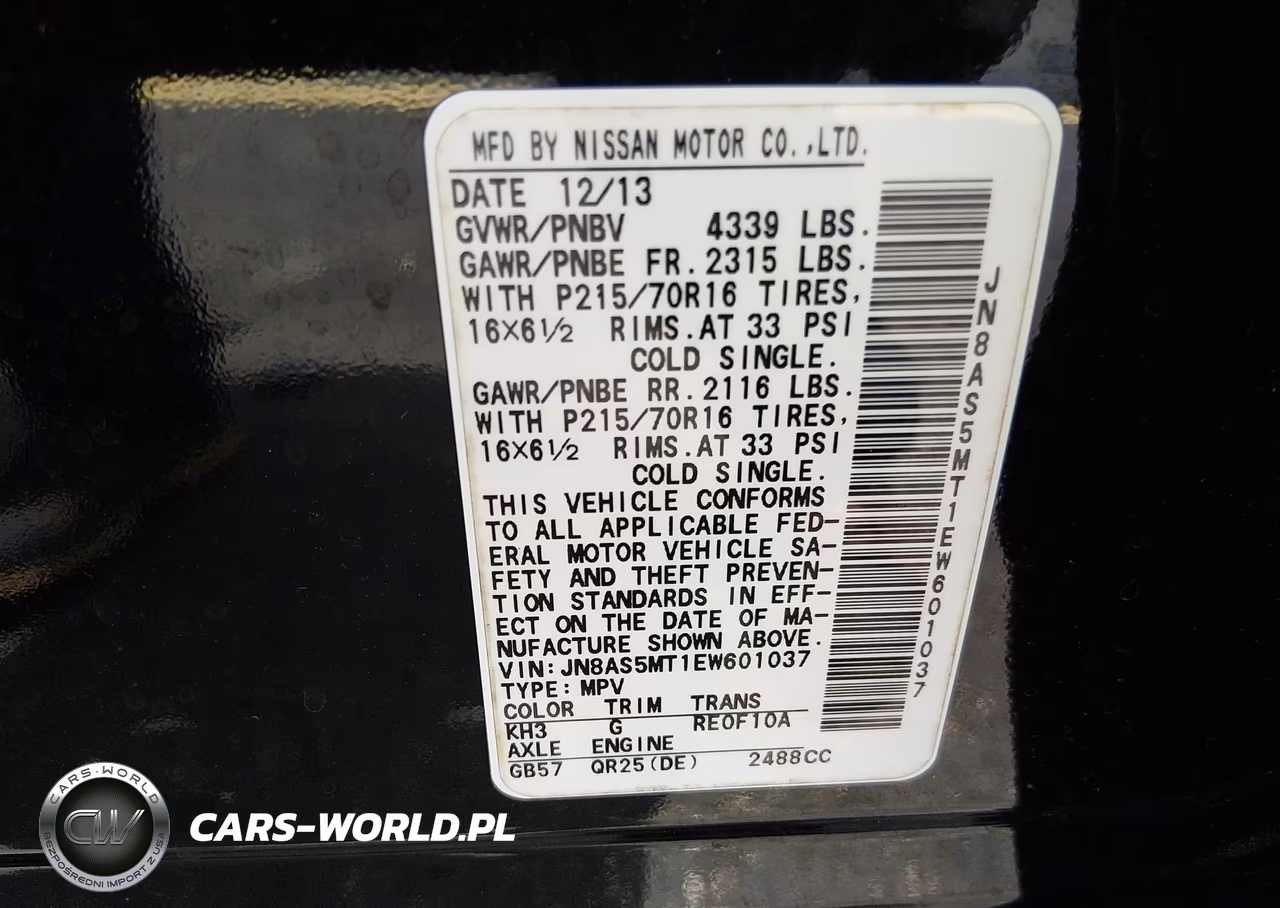 2014 Nissan Rogue Select S VIN:JN8AS5MT1EW601037 - 9