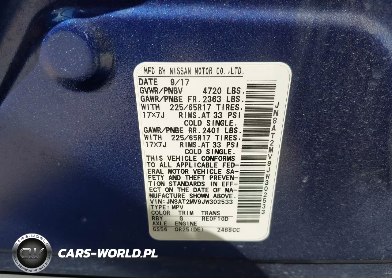 2018 Nissan Rogue S VIN:JN8AT2MV9JW302533 - 9
