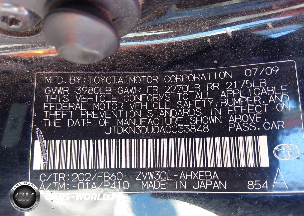 2010 Toyota Prius Iii VIN:JTDKN3DU0A0033848 - 9