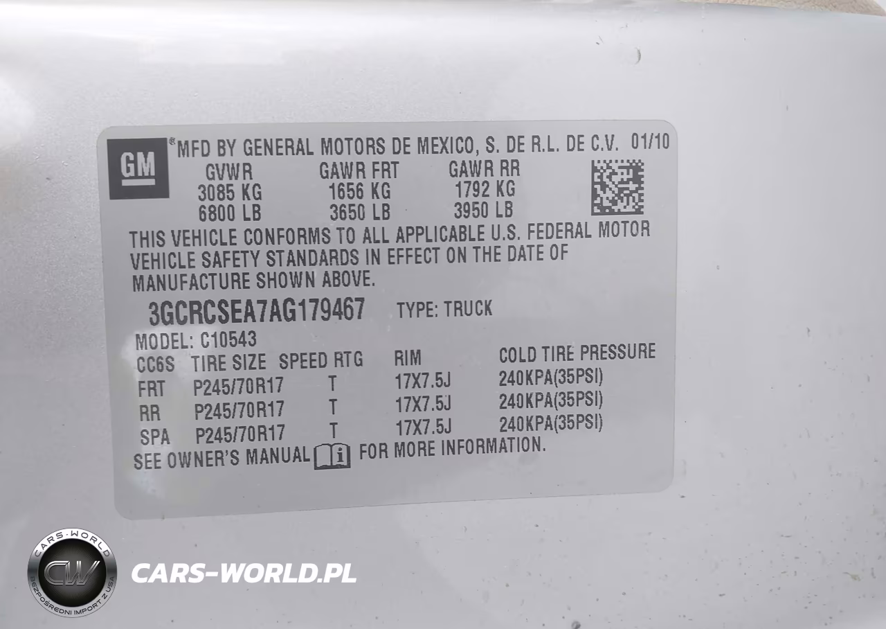 2010 Chevrolet Silverado 1500 Lt VIN:3GCRCSEA7AG179467 - 8