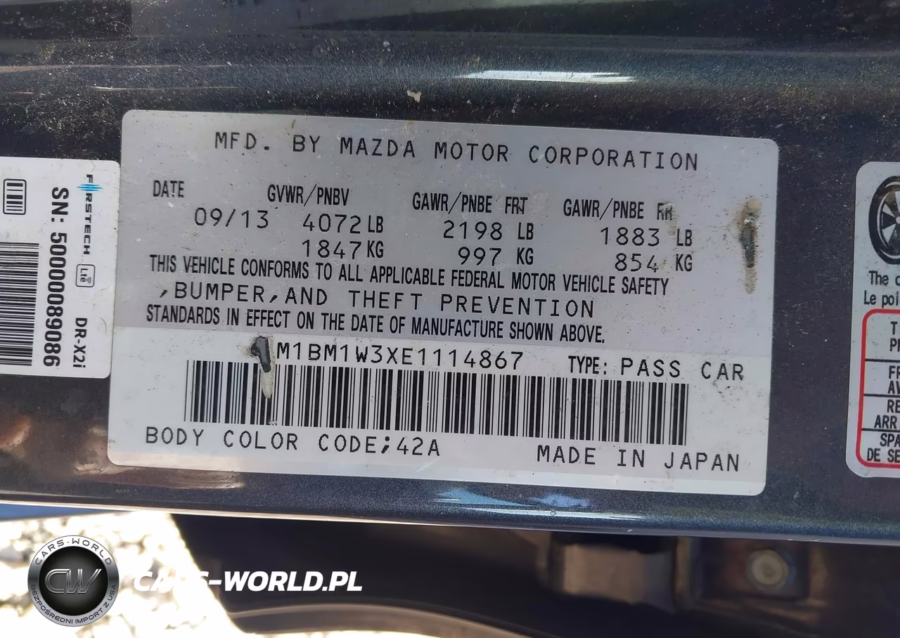 2014 Mazda Mazda3 S Grand Touring VIN:JM1BM1W3XE1114867 - 9