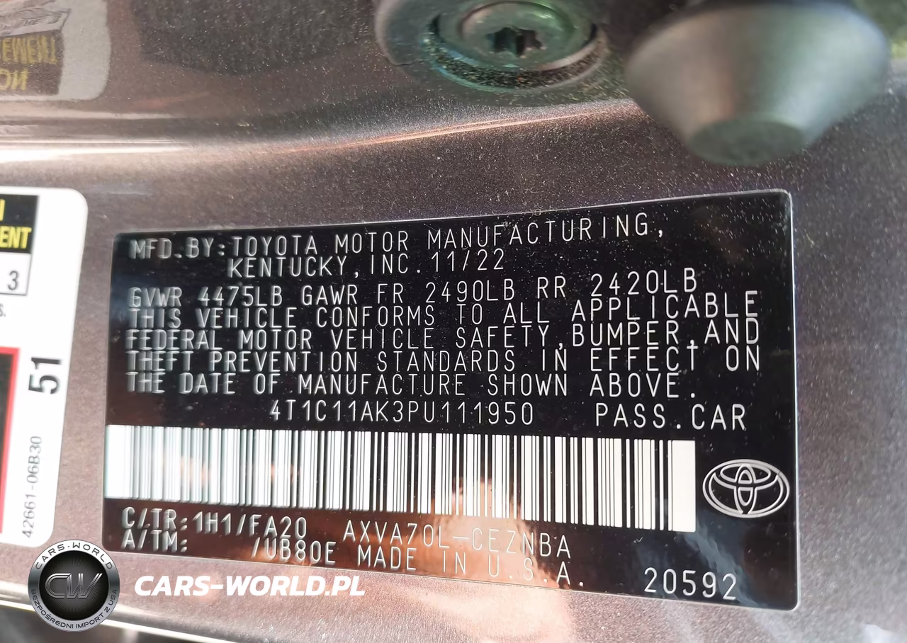 2023 Toyota Camry Le VIN:4T1C11AK3PU111950 - 9