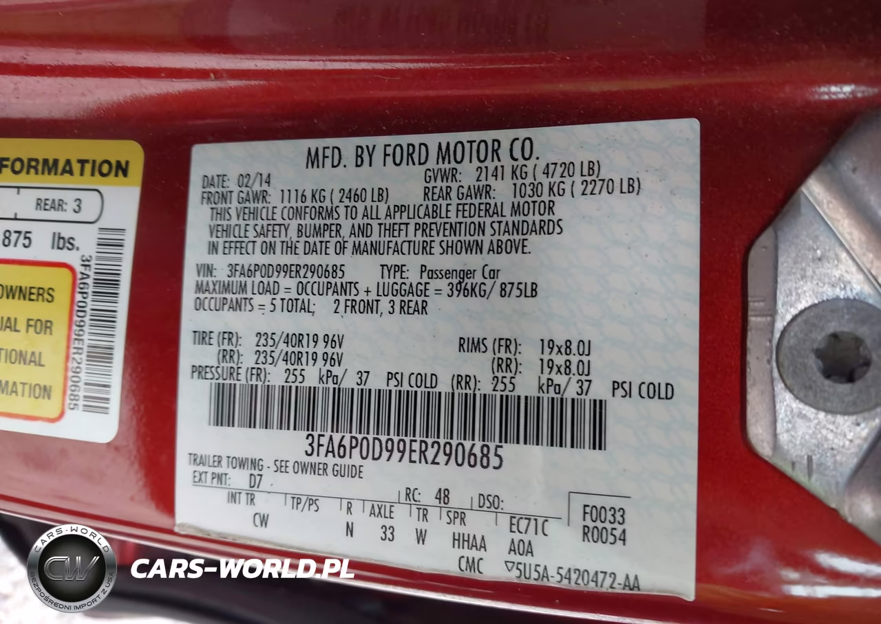 2014 Ford Fusion Titanium VIN:3FA6P0D99ER290685 - 9