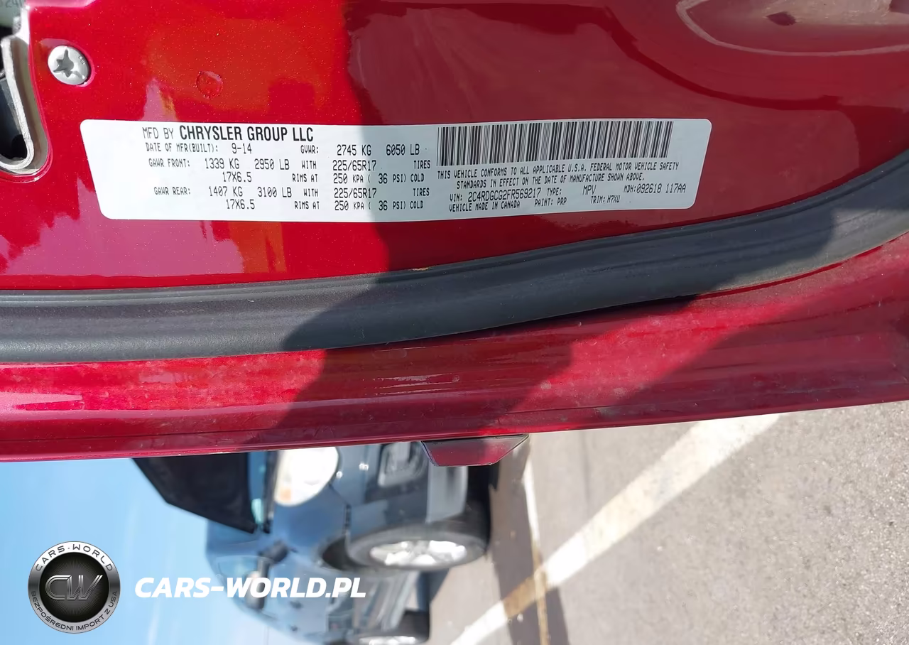 2015 Dodge Grand Caravan Sxt VIN:2C4RDGCG2FR569217 - 9