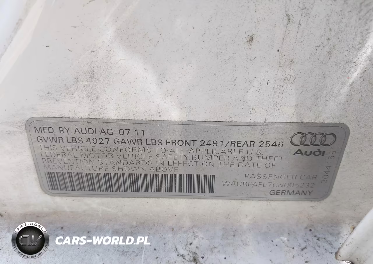 2012 Audi A4 2.0T Premium VIN:WAUBFAFL7CN005232 - 9