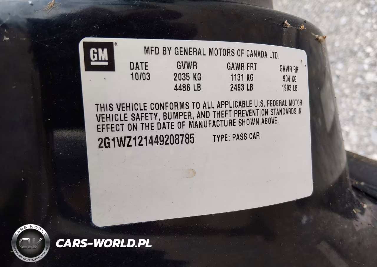 2004 Chevrolet Monte Carlo Supercharged Ss VIN:2G1WZ121449208785 - 9