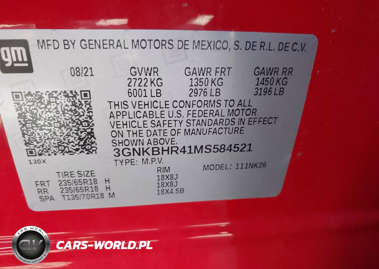2021 Chevrolet Blazer Awd 2Lt VIN:3GNKBHR41MS584521 - 9