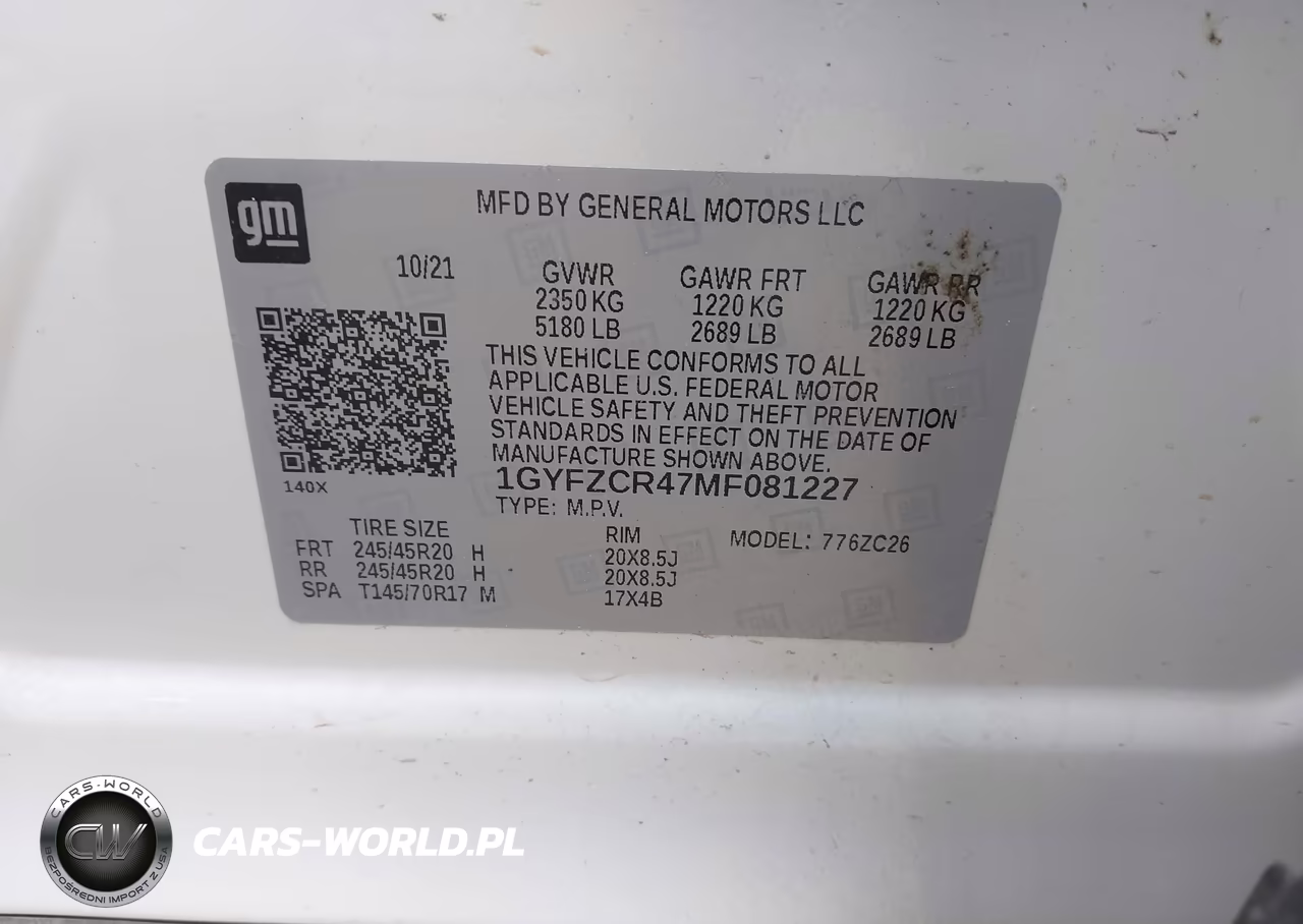 2021 Cadillac Xt4 Fwd Premium Luxury VIN:1GYFZCR47MF081227 - 9