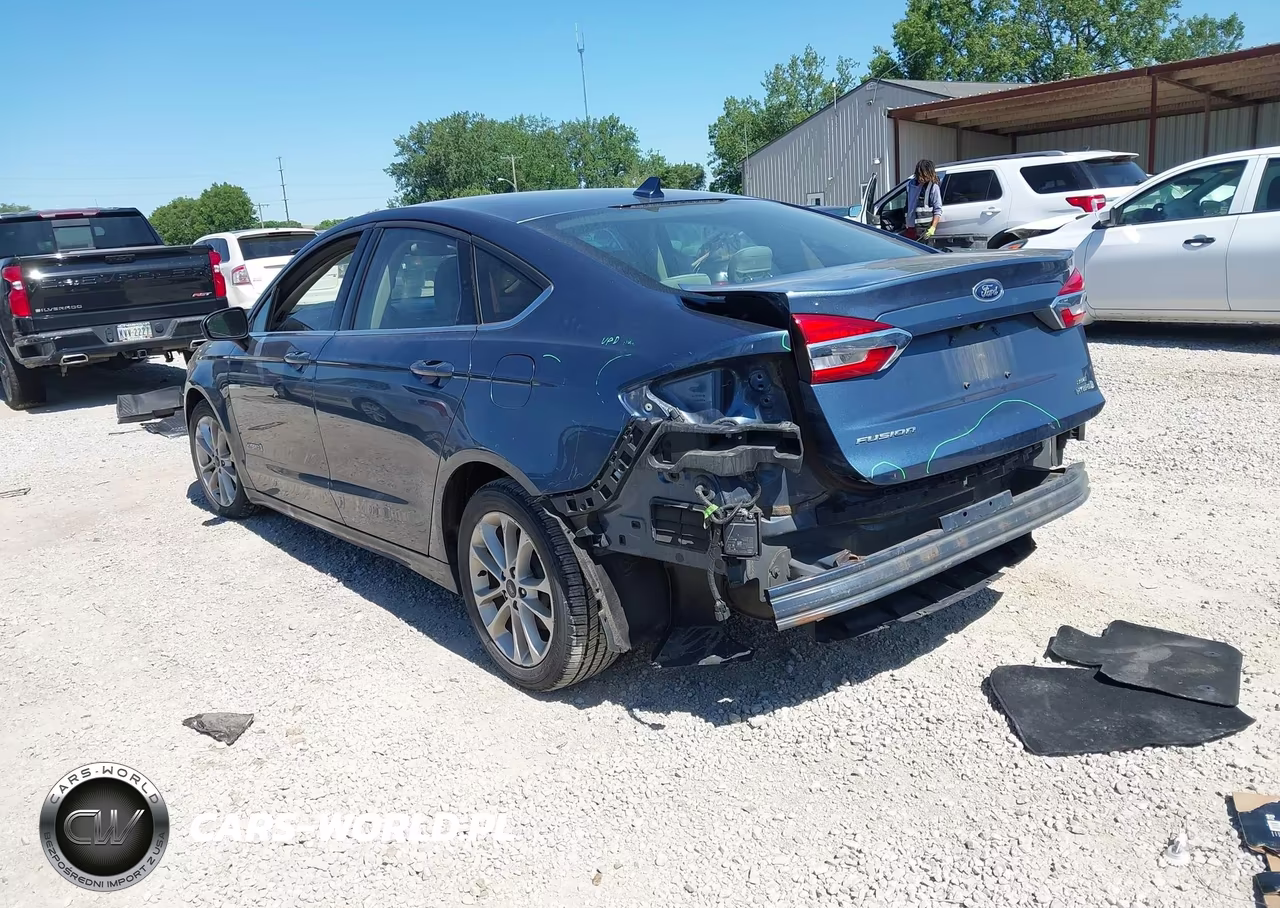 2019 Ford Fusion Hybrid Se VIN:3FA6P0LU8KR125566 - 3