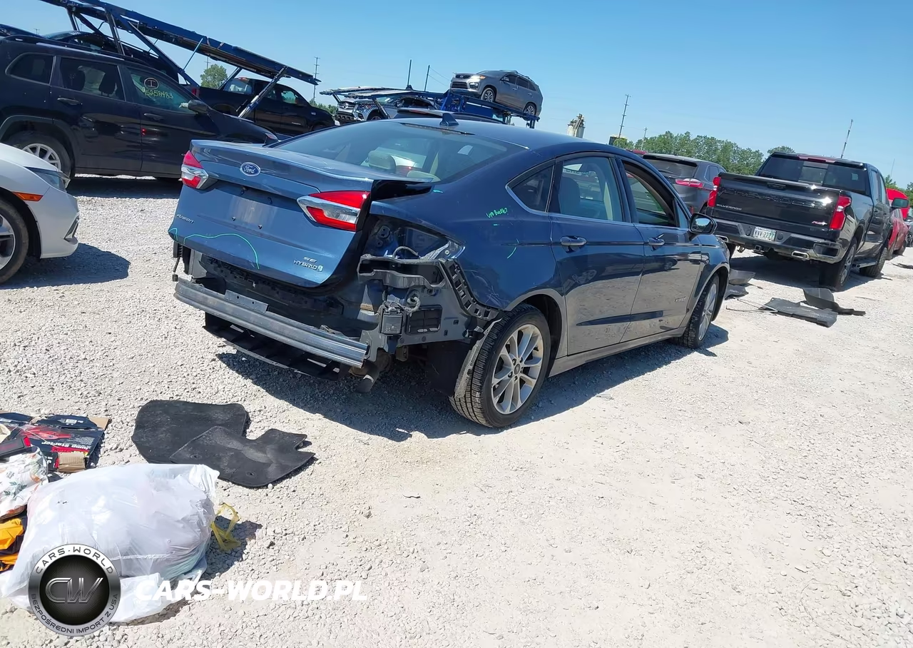 2019 Ford Fusion Hybrid Se VIN:3FA6P0LU8KR125566 - 4