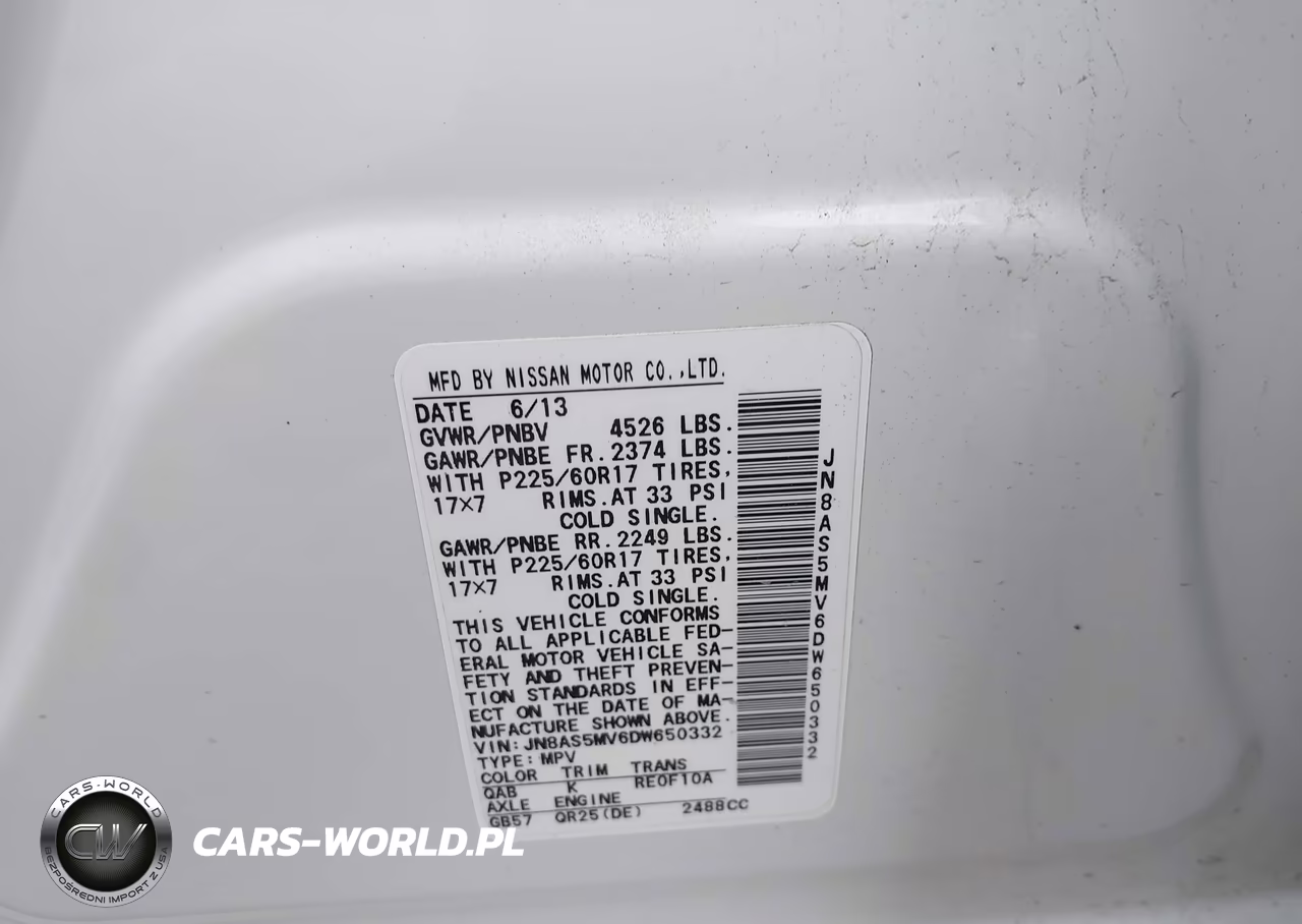 2013 Nissan Rogue Sv VIN:JN8AS5MV6DW650332 - 9