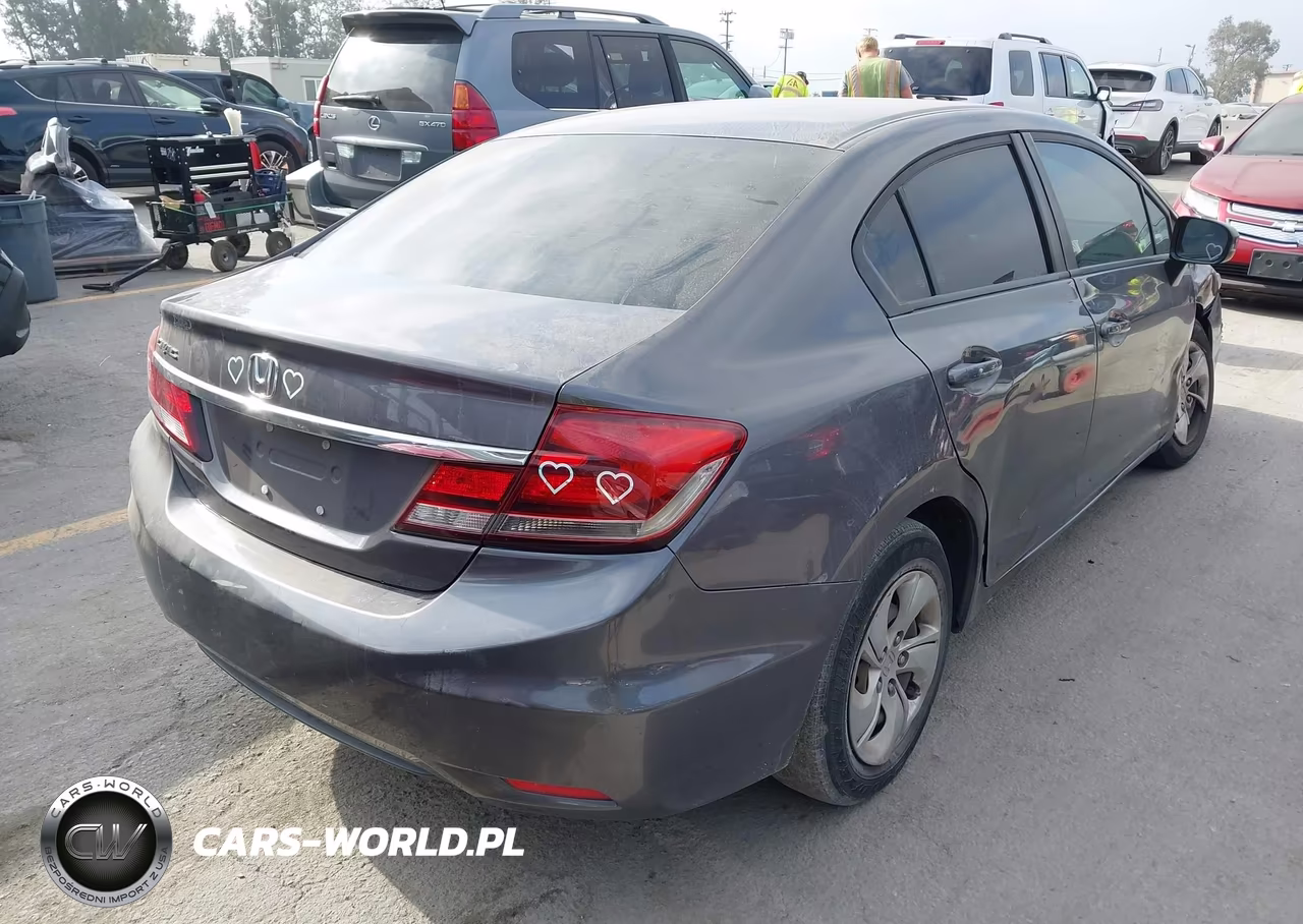 2015 Honda Civic Lx VIN:19XFB2F54FE707590 - 4