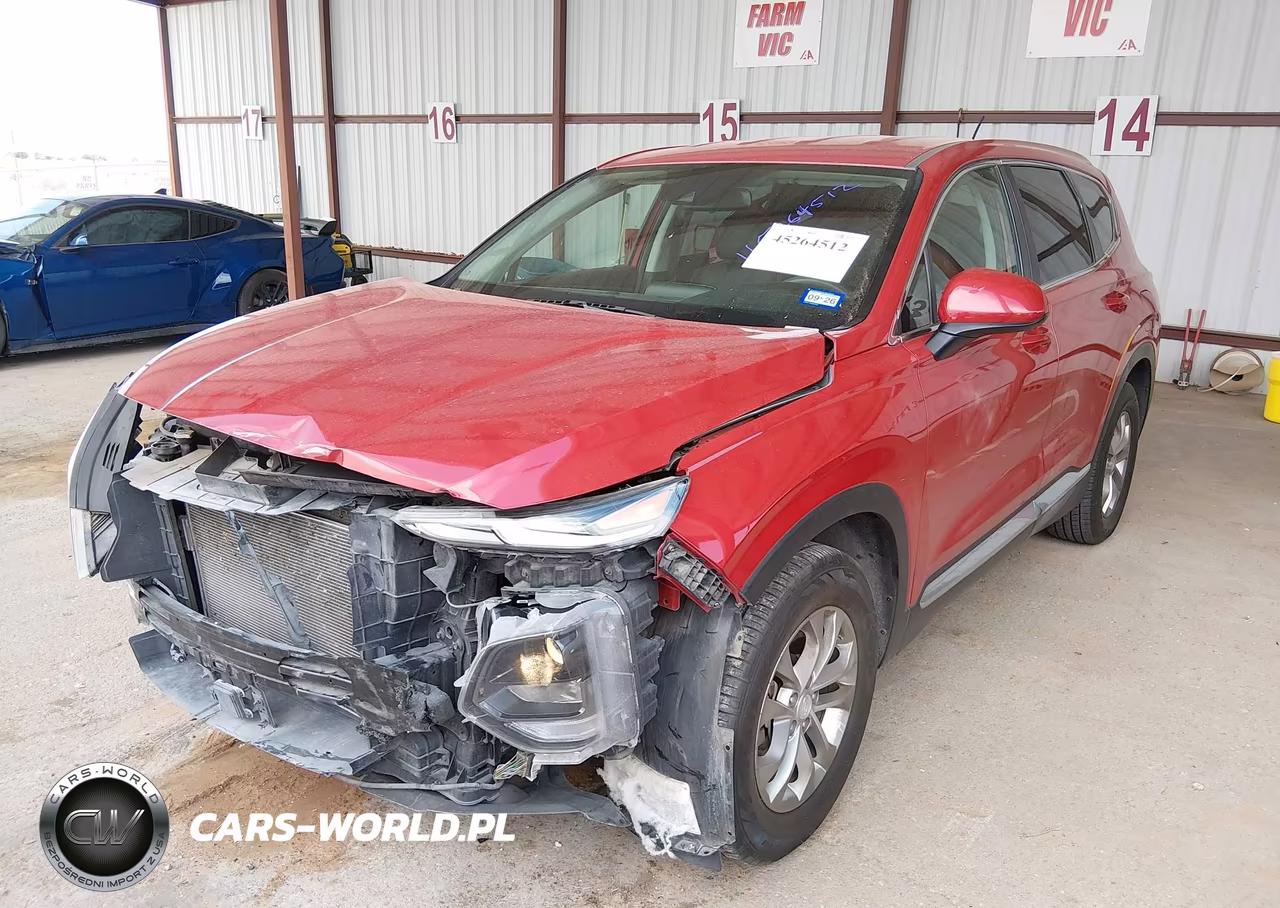 2019 Hyundai Santa Fe Se VIN:5NMS23AD4KH128461 - 2