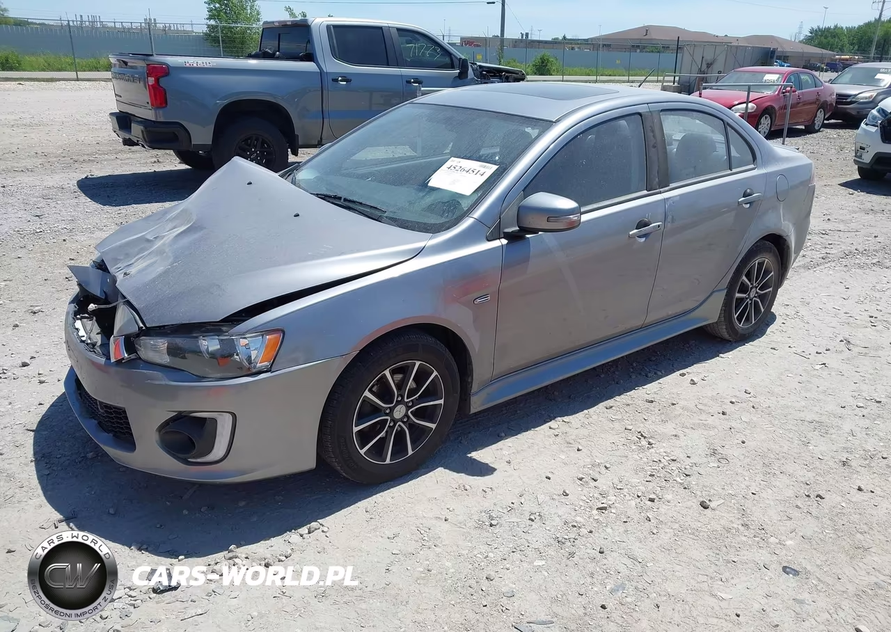 2017 Mitsubishi Lancer Es VIN:JA32U2FUXHU000805 - 2
