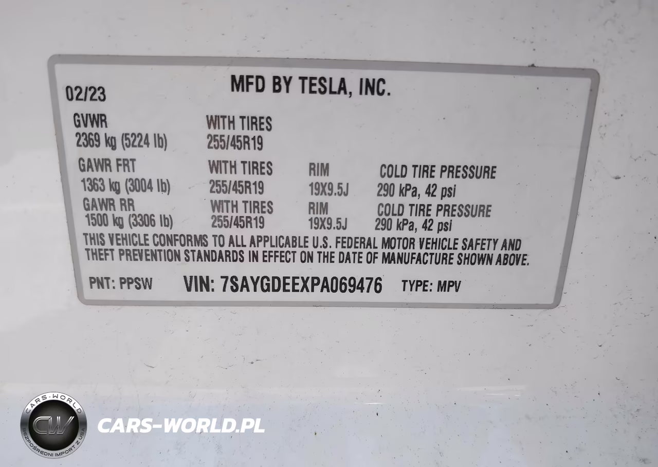2023 Tesla Model Y Awd-Long Range Dual Motor All-Wheel Drive VIN:7SAYGDEEXPA069476 - 9