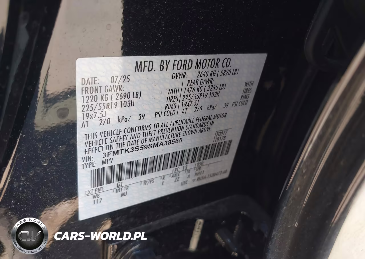 2025 Ford Mustang Mach-E Premium VIN:3FMTK3S59SMA38565 - 9