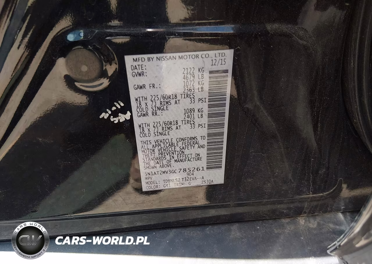 2016 Nissan Rogue Sl VIN:5N1AT2MV3GC785261 - 9