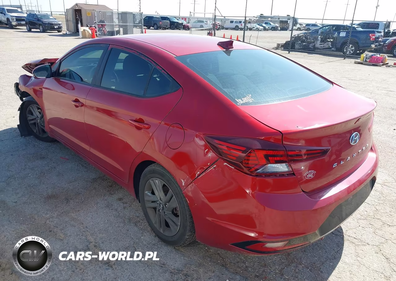 2019 Hyundai Elantra Sel VIN:KMHD84LF6KU749670 - 3
