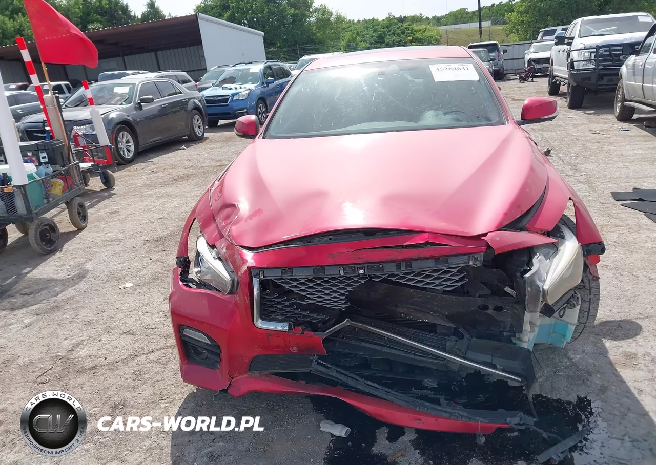 2017 Infiniti Q50 3.0T Red Sport 400 VIN:JN1FV7AR3HM871354 - 13