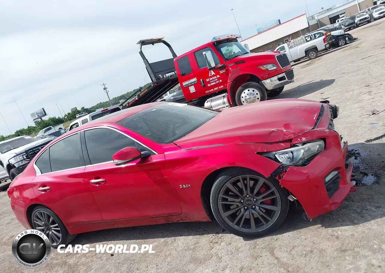 2017 Infiniti Q50 3.0T Red Sport 400 VIN:JN1FV7AR3HM871354 - 14