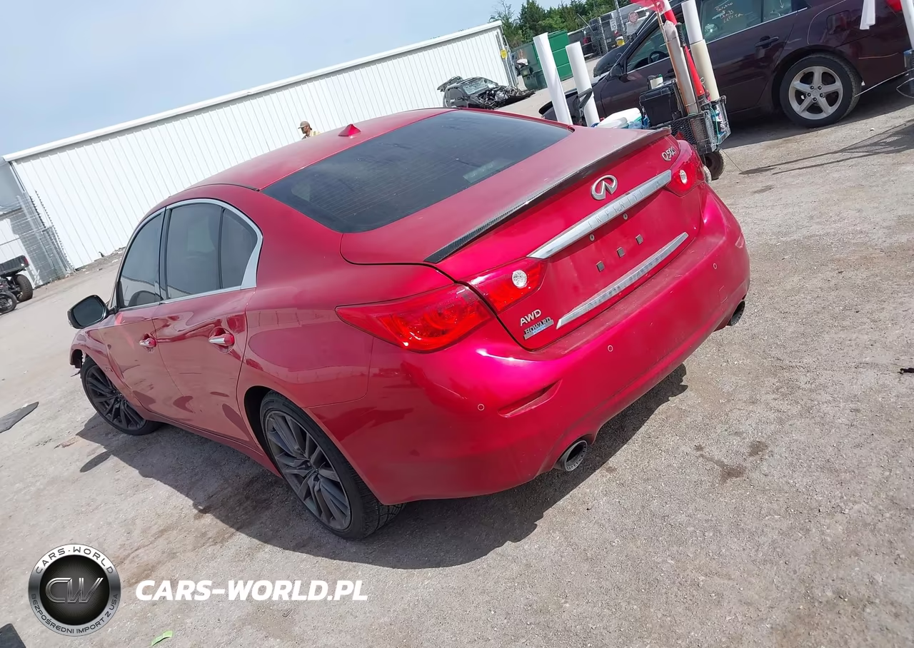 2017 Infiniti Q50 3.0T Red Sport 400 VIN:JN1FV7AR3HM871354 - 3