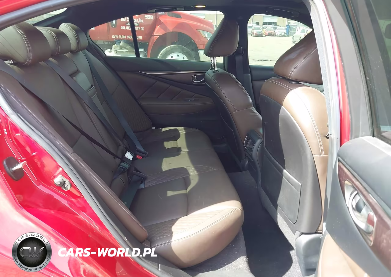 2017 Infiniti Q50 3.0T Red Sport 400 VIN:JN1FV7AR3HM871354 - 8