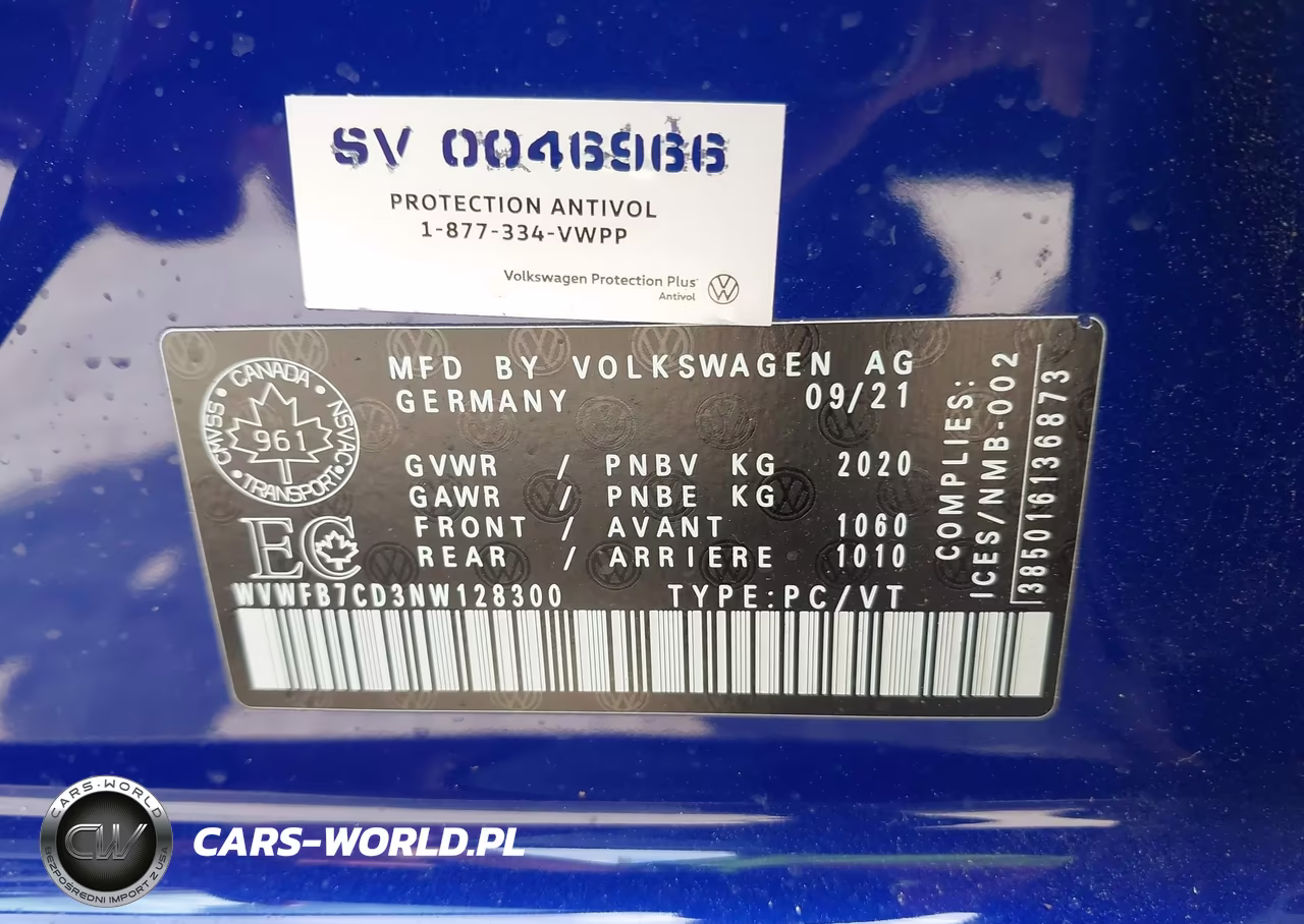 2022 Volkswagen Golf R 2.0T VIN:WVWFB7CD3NW128300 - 9