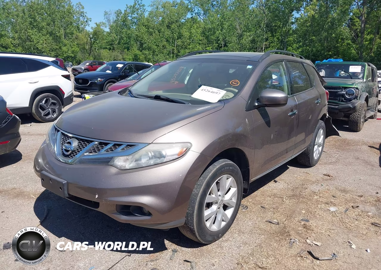 2011 Nissan Murano Sv VIN:JN8AZ1MW7BW166020 - 2