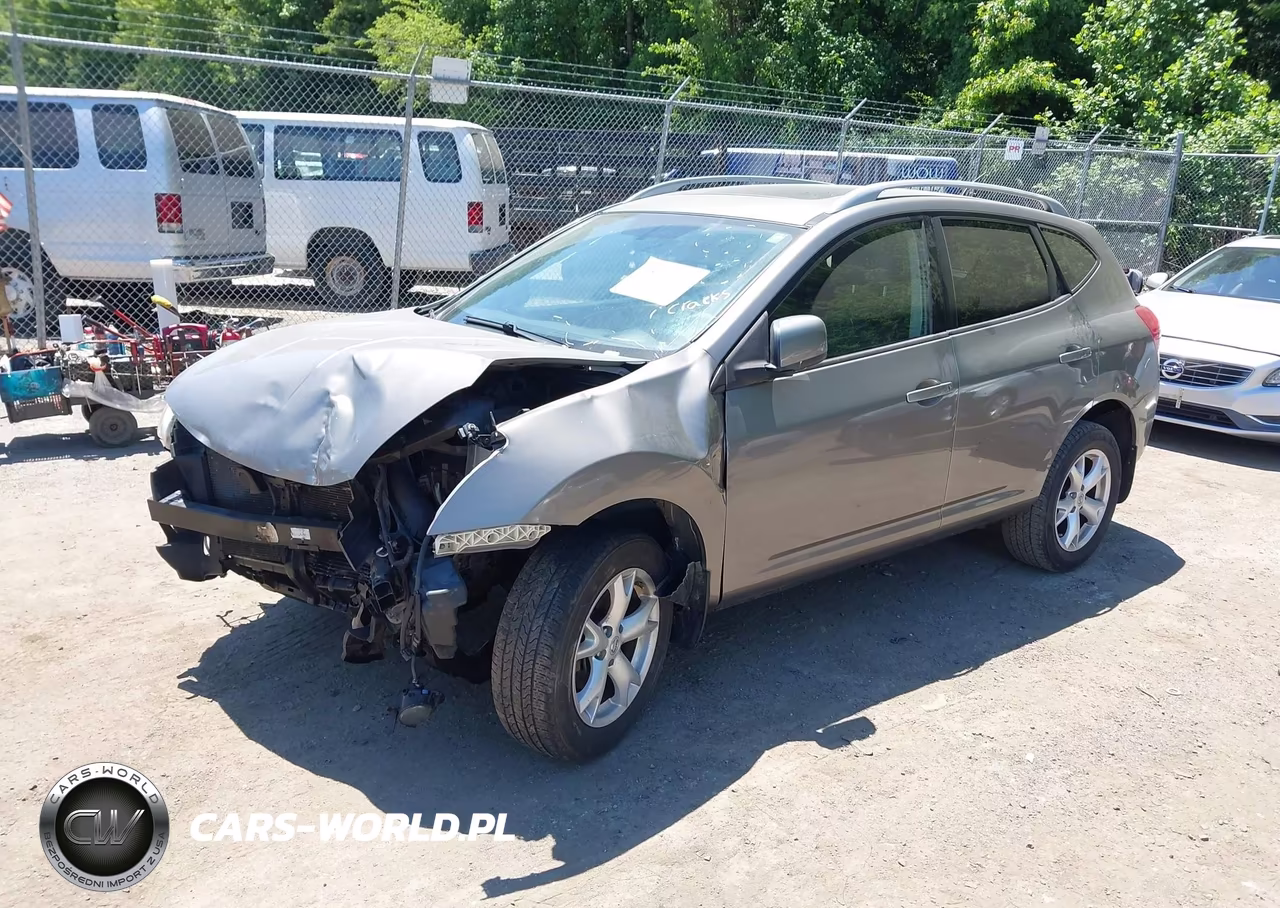 2008 Nissan Rogue Sl VIN:JN8AS58T38W306665 - 2