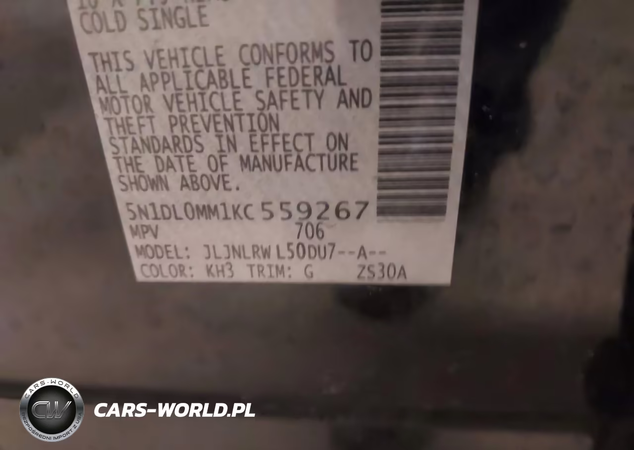 2019 Infiniti Qx60 Luxe VIN:5N1DL0MM1KC559267 - 9