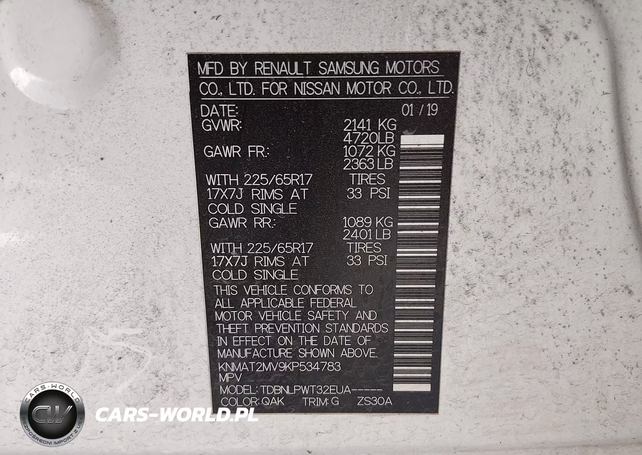 2019 Nissan Rogue S VIN:KNMAT2MV9KP534783 - 9